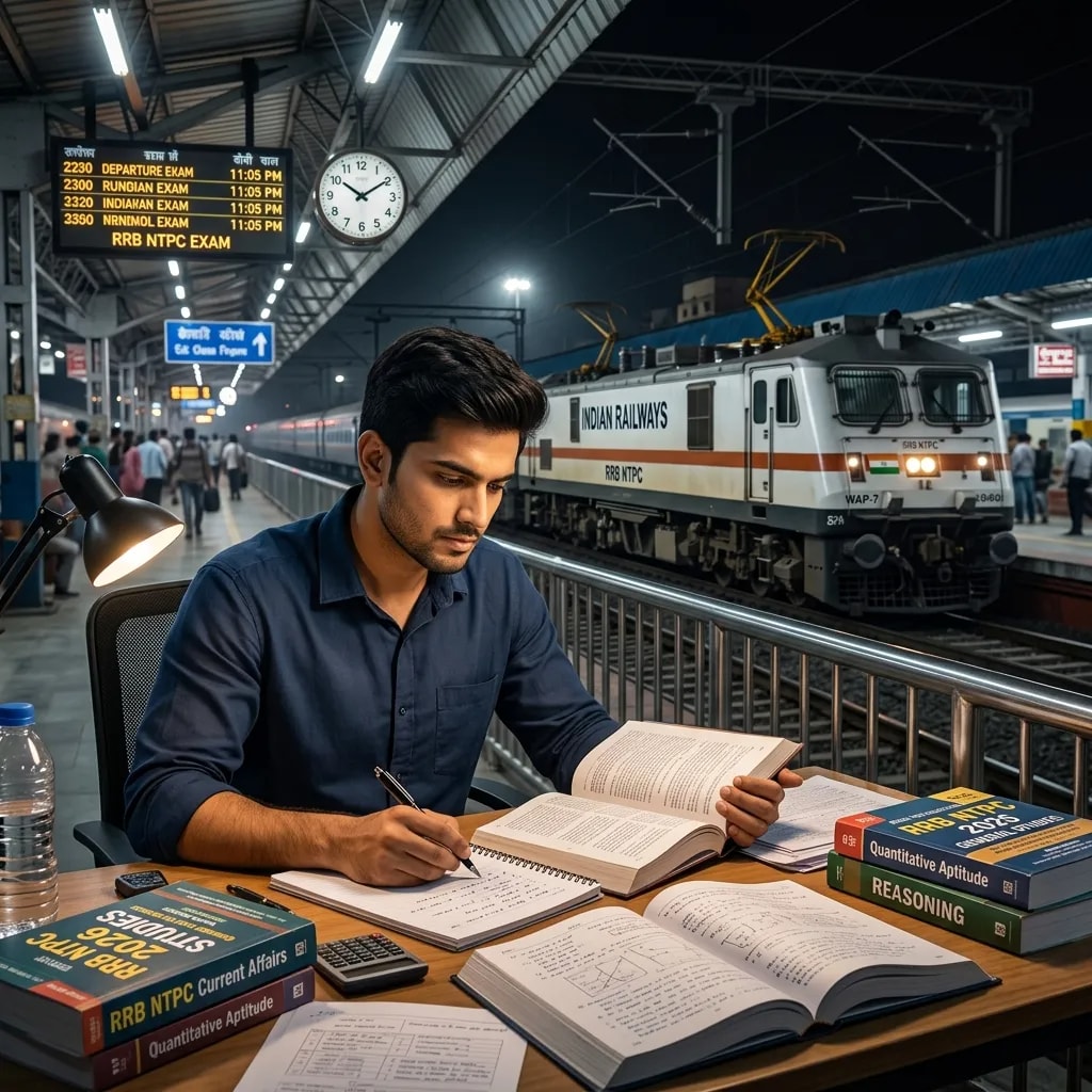 RRB NTPC 2026 Preparation Guide: CBT 1-2 Syllabus, Exam Pattern & Strategy - Complete Guide, Preparation Strategy, Syllabus, Exam Pattern, Eligibility, Dates, Salary, Books, Tips for Government Job Exam 2026