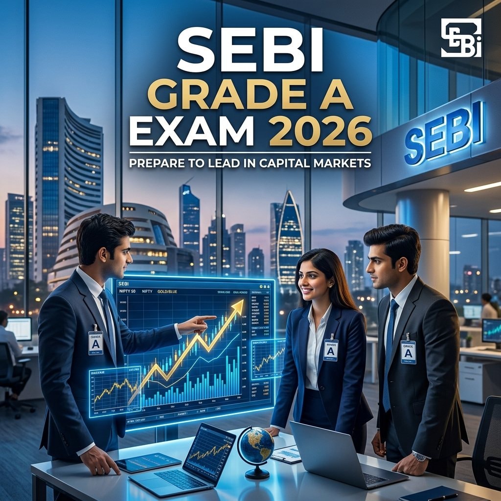 SEBI Grade A 2026: Complete Guide to Securities Regulator Officer Exam - Assistant Manager Recruitment - Complete Guide, Preparation Strategy, Syllabus, Exam Pattern, Eligibility, Dates, Salary, Books, Tips for Government Job Exam 2026