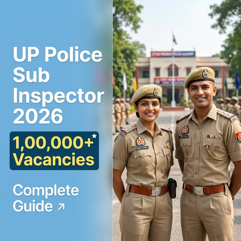 UP Police Sub Inspector 2026 Complete Guide: Notification, Vacancies, Eligibility, Syllabus, Salary & Preparation Strategy - Complete Guide, Preparation Strategy, Syllabus, Exam Pattern, Eligibility, Dates, Salary, Books, Tips for Government Job Exam 2026