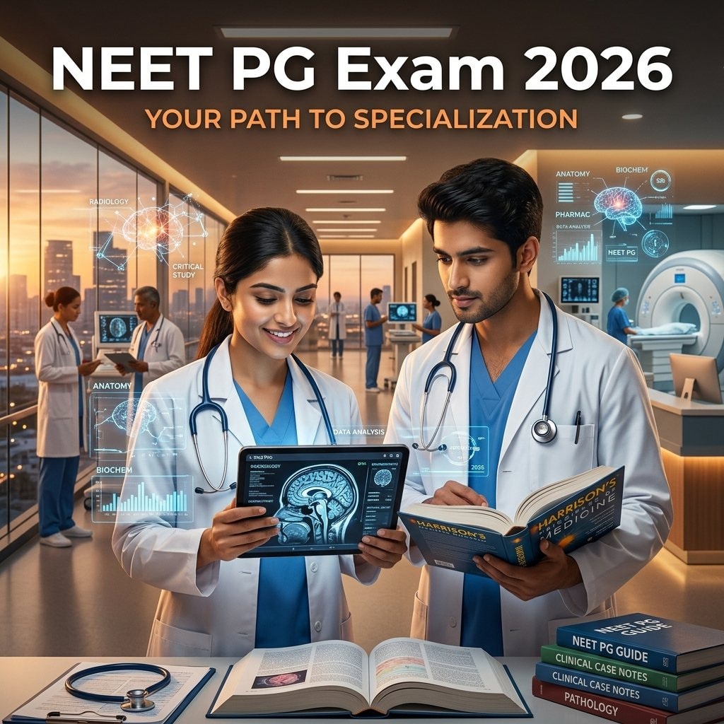 NEET PG 2026: Complete Guide to Medical Postgraduate Entrance Exam - MD/MS Admission, Syllabus & Strategy NEET PG 2026: Complete Guide to Medical Postgraduate Entrance Exam - MD/MS Admission, Syllabus & Strategy - Complete Guide, Preparation Strategy, Syllabus, Exam Pattern, Eligibility, Dates, Salary, Books, Tips for Government Job Exam 2026