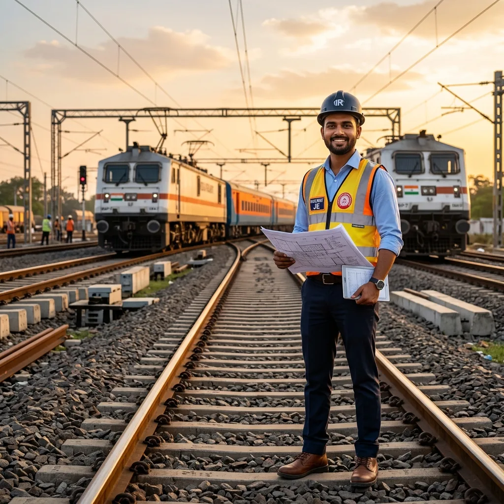 RRB JE 2026: Junior Engineer DMS CMA Complete Career Guide RRB JE 2026: Junior Engineer DMS CMA Complete Career Guide - Complete Guide, Preparation Strategy, Syllabus, Exam Pattern, Eligibility, Dates, Salary, Books, Tips for Government Job Exam 2026