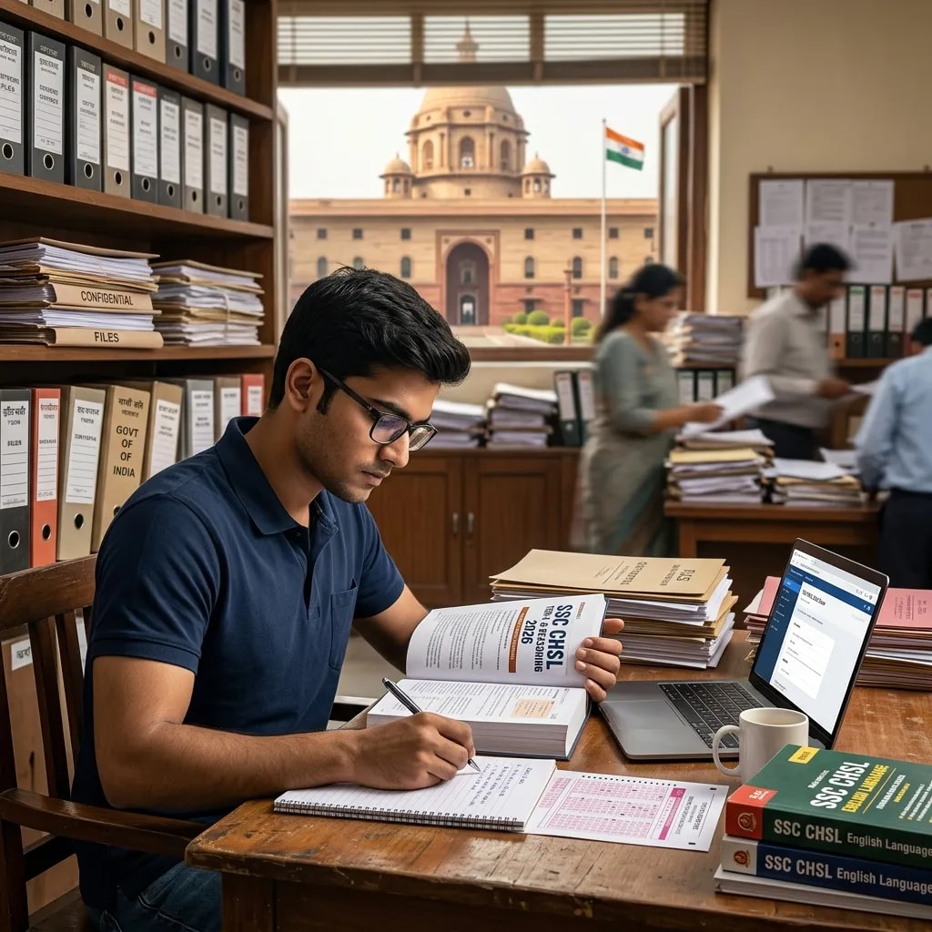 SSC CHSL 2026 Preparation Guide: Syllabus, Exam Pattern & Strategy for 10+2 Jobs SSC CHSL 2026 Preparation Guide: Syllabus, Exam Pattern & Strategy for 10+2 Jobs - Complete Guide, Preparation Strategy, Syllabus, Exam Pattern, Eligibility, Dates, Salary, Books, Tips for Government Job Exam 2026