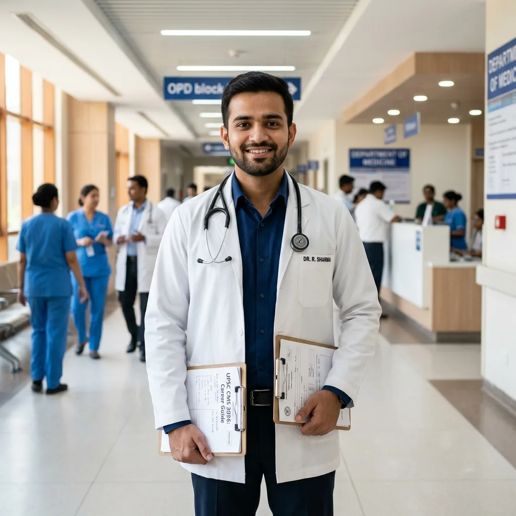 UPSC CMS 2026: Government Doctor Salary, Career and Complete Guide UPSC CMS 2026: Government Doctor Salary, Career and Complete Guide - Complete Guide, Preparation Strategy, Syllabus, Exam Pattern, Eligibility, Dates, Salary, Books, Tips for Government Job Exam 2026