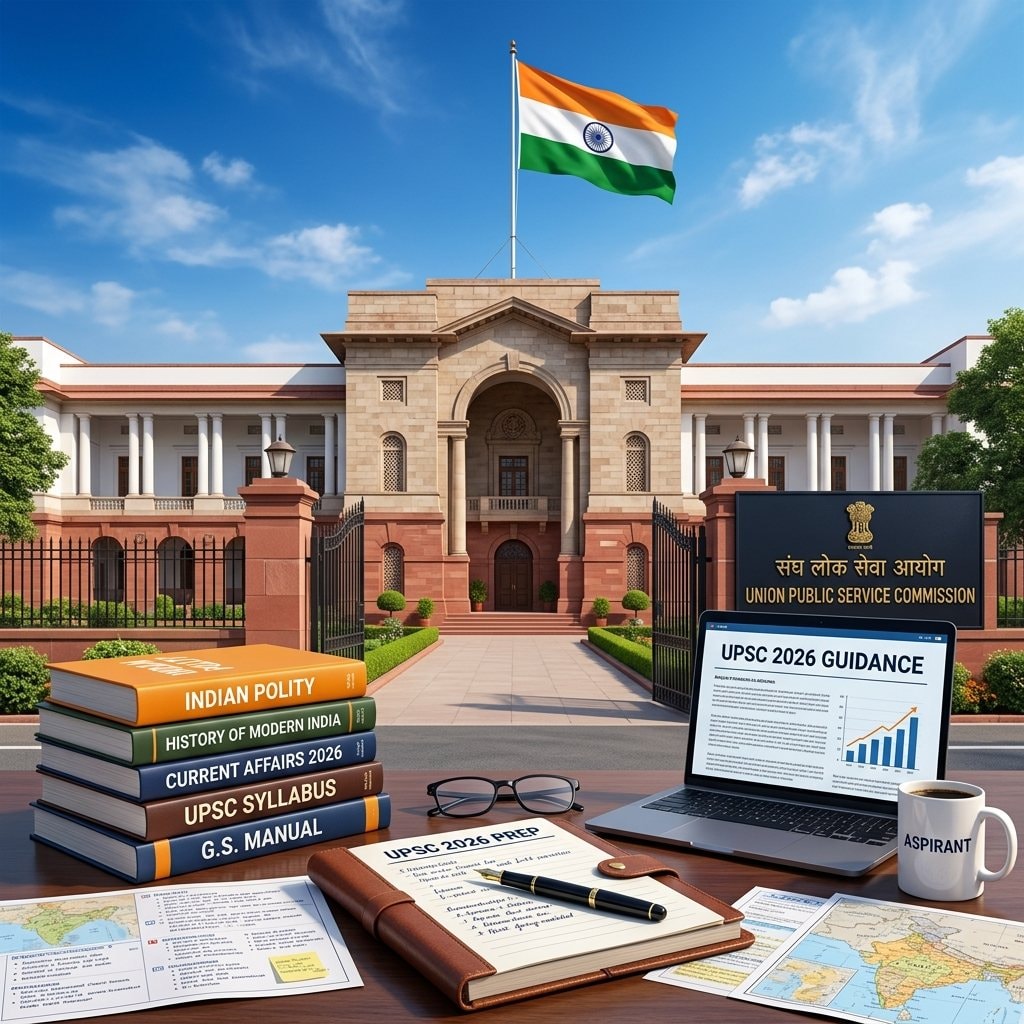 UPSC CSE 2026: Complete Preparation Strategy, Syllabus, Exam Pattern & Expert Tips to Crack IAS/IPS in First Attempt UPSC CSE 2026: Complete Preparation Strategy, Syllabus, Exam Pattern & Expert Tips to Crack IAS/IPS in First Attempt - Complete Guide, Preparation Strategy, Syllabus, Exam Pattern, Eligibility, Dates, Salary, Books, Tips for Government Job Exam 2026